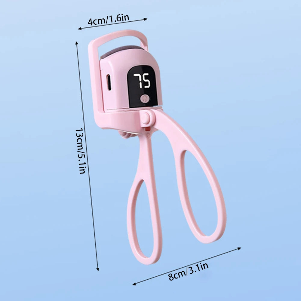 Electric Eyelash Curler,Rechargeable Heated Lash Curler,Fast Heating Eyelash Clip,Upgraded/Regular Style Eyelash Curling Clip
