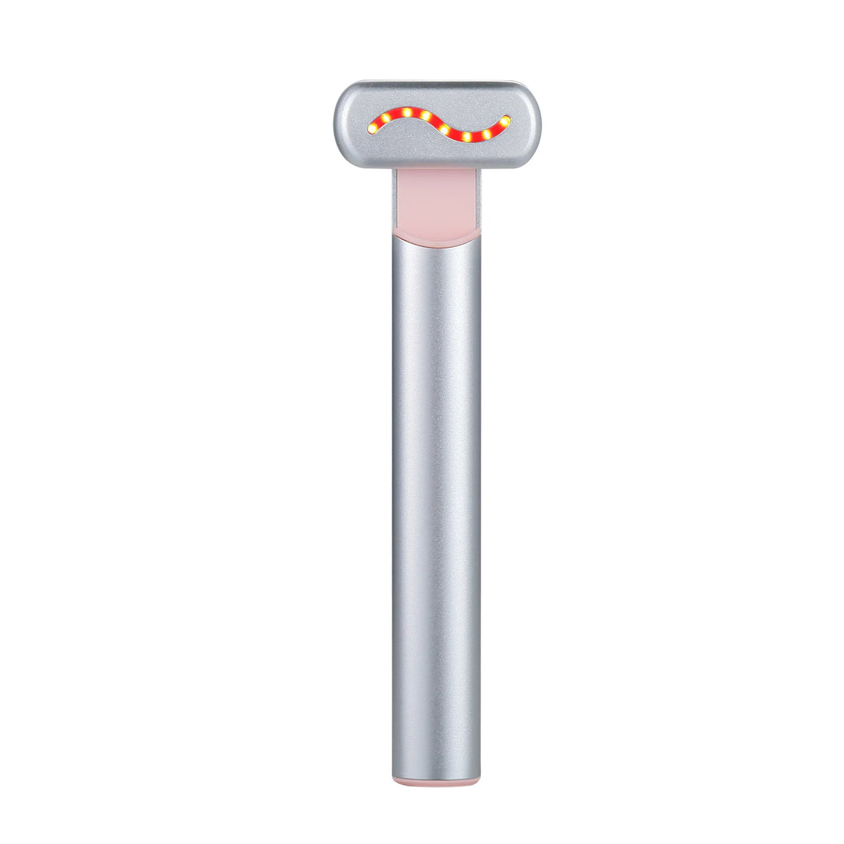 LED Eye Beauty Wand Red Blue Light Warming Massage 330° Rotatable Head Type-C Rechargeable Portable Facial Care Tool for Women