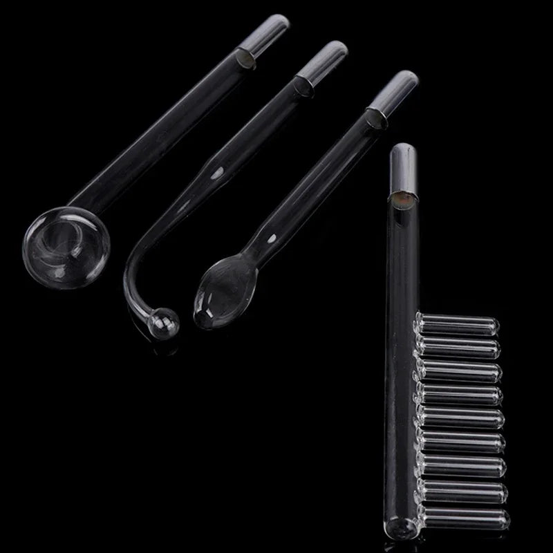 High Frequency Facial Machine Accessories Electrode Wand Electrotherapy Glass Tube Acne Spot Wrinkles Remover Beauty Therapy