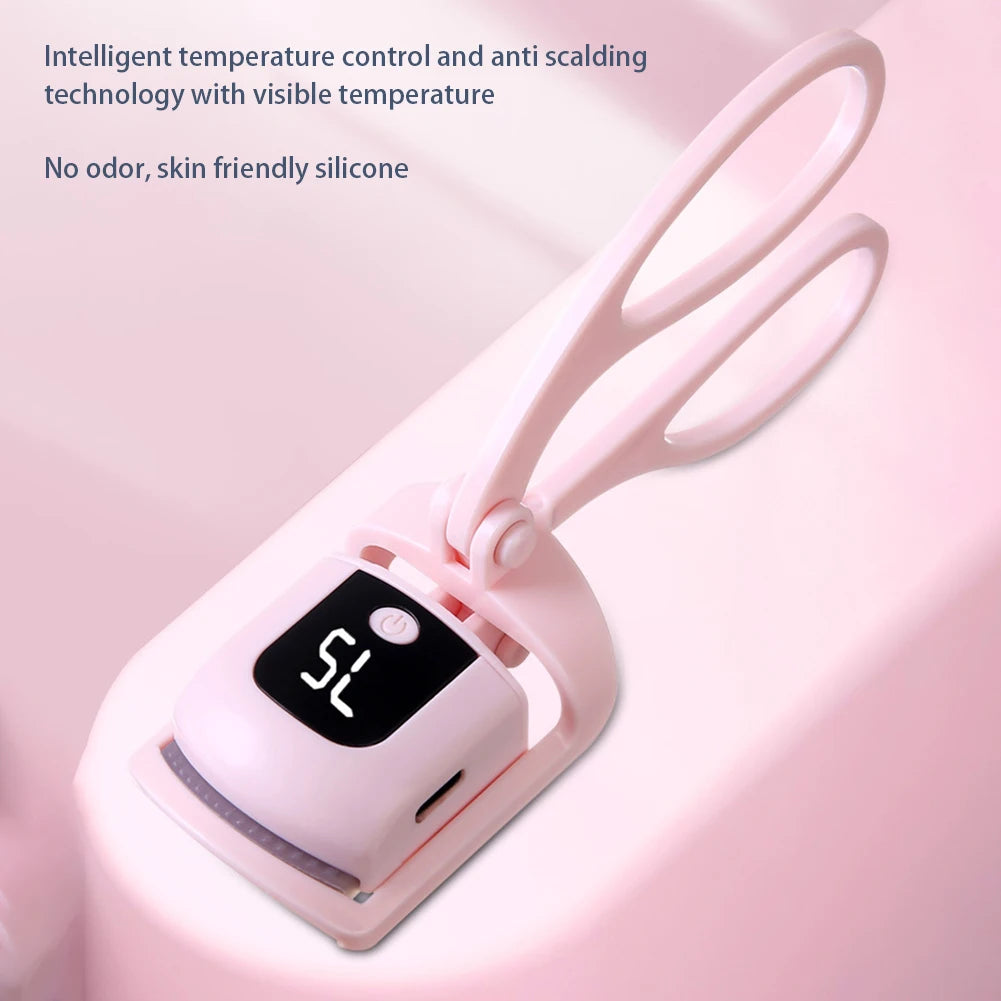 Electric Eyelash Curler,Rechargeable Heated Lash Curler,Fast Heating Eyelash Clip,Upgraded/Regular Style Eyelash Curling Clip
