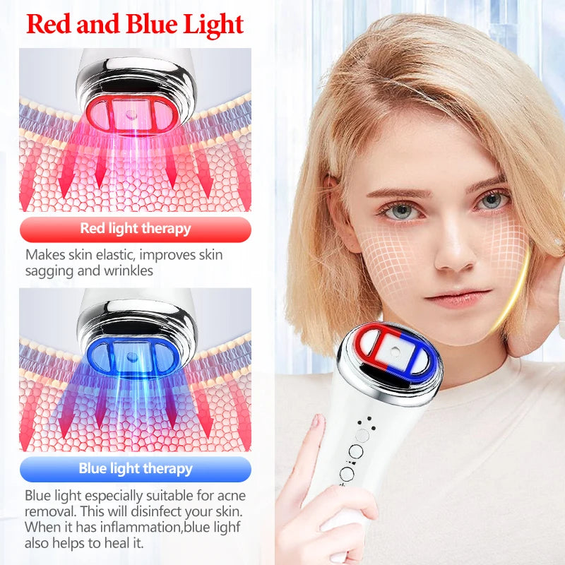 Frequency Face Skin Care Rejuvenation Wrinkle Removal Lifting Tightening Facial Physical Body Massage Beauty Machine
