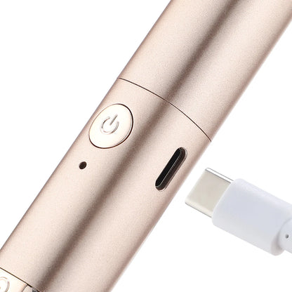2 IN 1 Electric Eyebrow Shaver Eyelash Curling Two-gear Temperature Adjustment Heated Eyelash Curler Automatic Eyebrow Trimmer