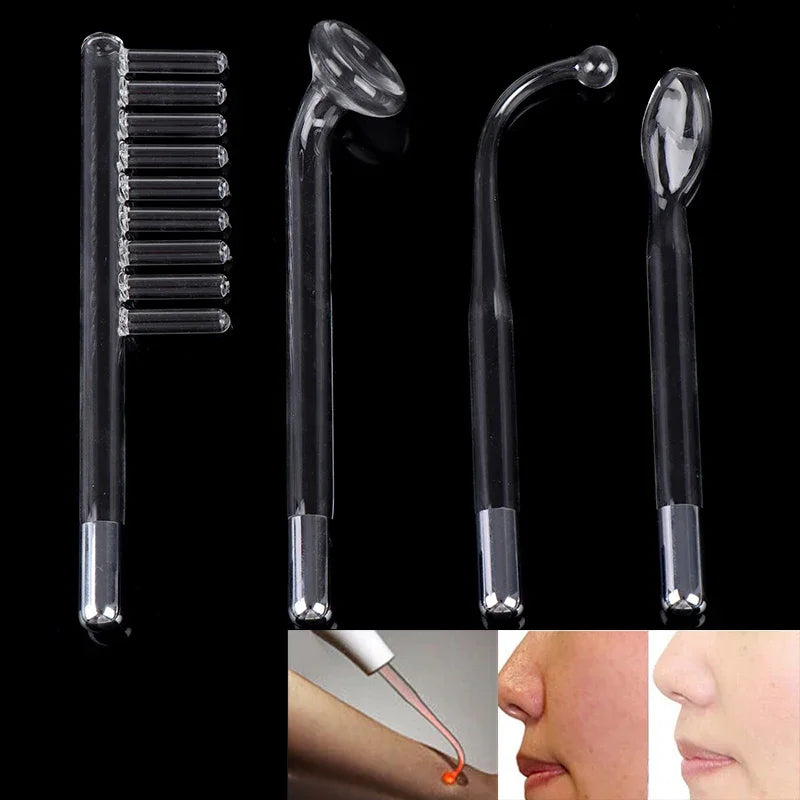High Frequency Facial Machine Accessories Electrode Wand Electrotherapy Glass Tube Acne Spot Wrinkles Remover Beauty Therapy