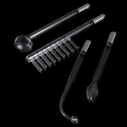 High Frequency Facial Machine Accessories Electrode Wand Electrotherapy Glass Tube Acne Spot Wrinkles Remover Beauty Therapy