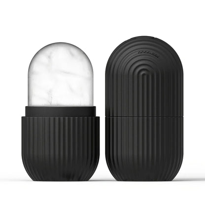 Cryo Ice Facial Roller - Cooling Silicone Massager for Puffiness & Wrinkles | Fragrance-Free, Battery-Free All Skin Types