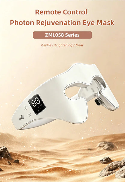 7 Colors Microcurrent Massager Glasses Eye Lifting Massage Beauty Device Under Eye Massager for Eyes Bag Puffiness Remover