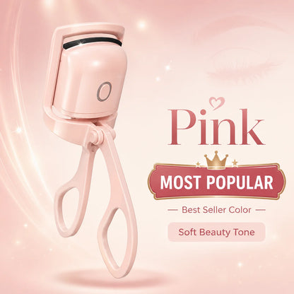 Electric Heated Eyelash Curler USB-C Rechargeable 2 Heat Settings Long-Lasting Natural Curl for Straight Stubborn Lashes