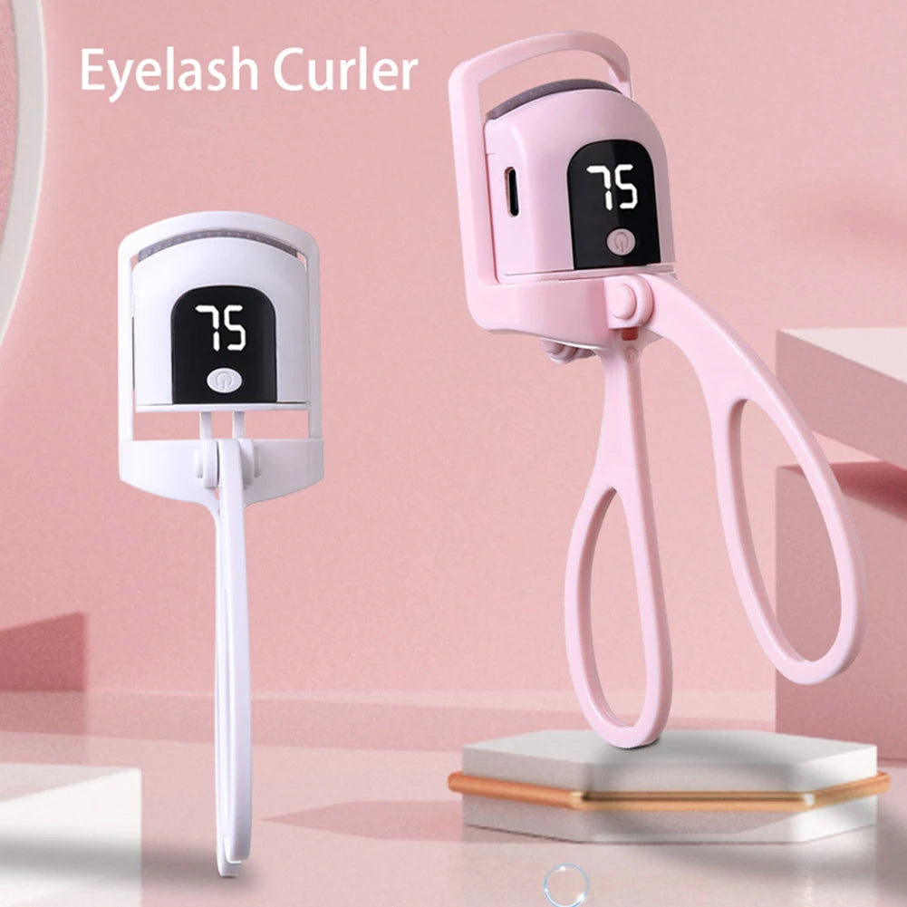 Electric Eyelash Curler,Rechargeable Heated Lash Curler,Fast Heating Eyelash Clip,Upgraded/Regular Style Eyelash Curling Clip