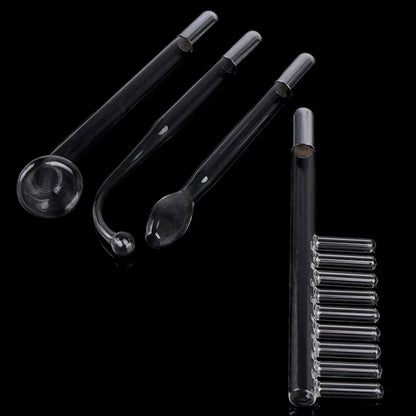 High Frequency Facial Machine Accessories Electrode Wand Electrotherapy Glass Tube Acne Spot Wrinkles Remover Beauty Therapy