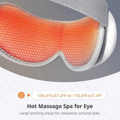 Eye Massager With Heat Smart Vibration Massager With Heat Airbag Compress Eye Mask Care Instrument Sleepping Eye Relax Fatigue