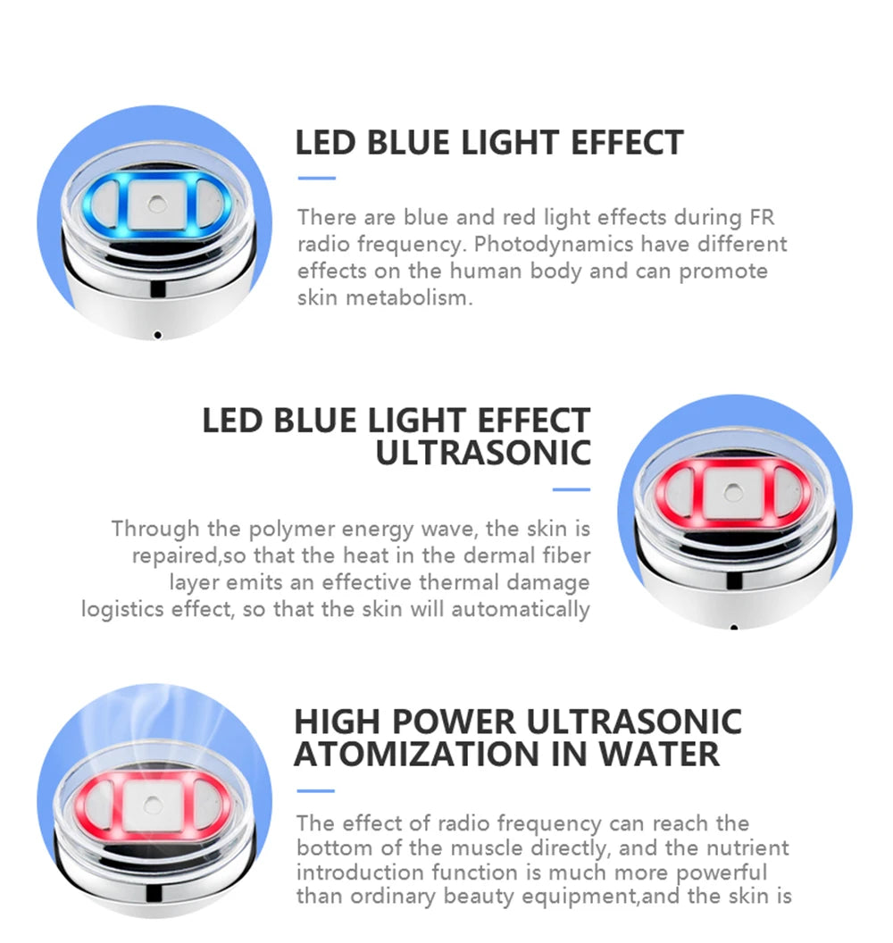 Frequency Face Skin Care Rejuvenation Wrinkle Removal Lifting Tightening Facial Physical Body Massage Beauty Machine