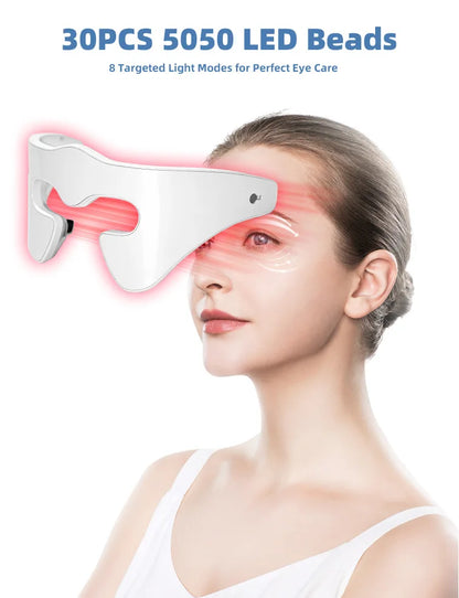 7 Colors Microcurrent Massager Glasses Eye Lifting Massage Beauty Device Under Eye Massager for Eyes Bag Puffiness Remover