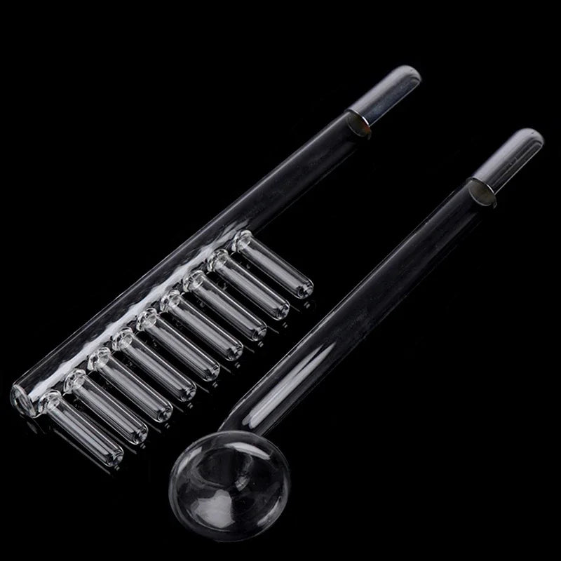 High Frequency Facial Machine Accessories Electrode Wand Electrotherapy Glass Tube Acne Spot Wrinkles Remover Beauty Therapy