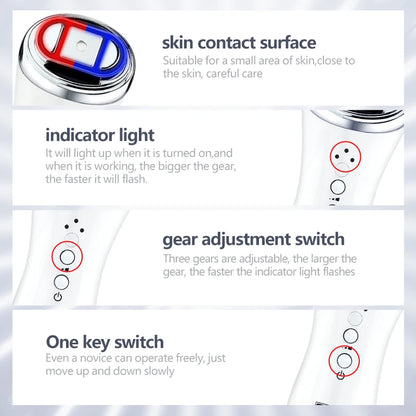 Frequency Face Skin Care Rejuvenation Wrinkle Removal Lifting Tightening Facial Physical Body Massage Beauty Machine