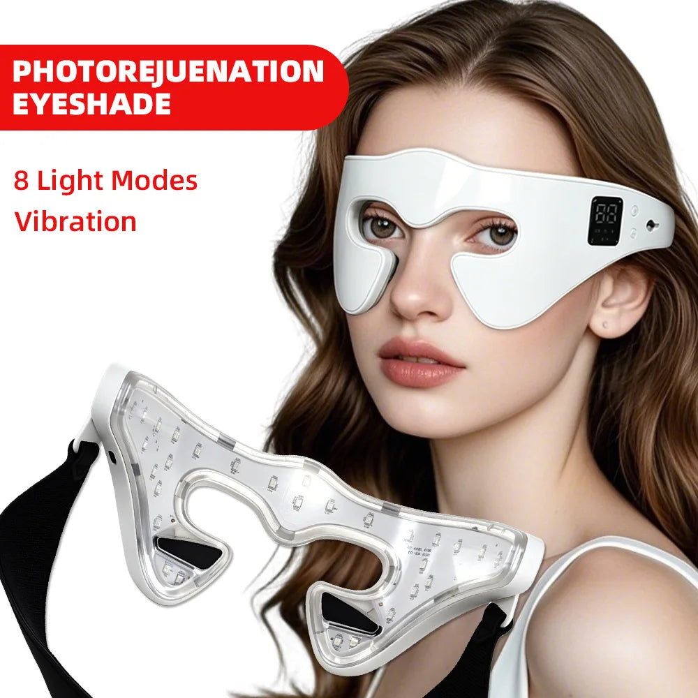 7 Colors Microcurrent Massager Glasses Eye Lifting Massage Beauty Device Under Eye Massager for Eyes Bag Puffiness Remover