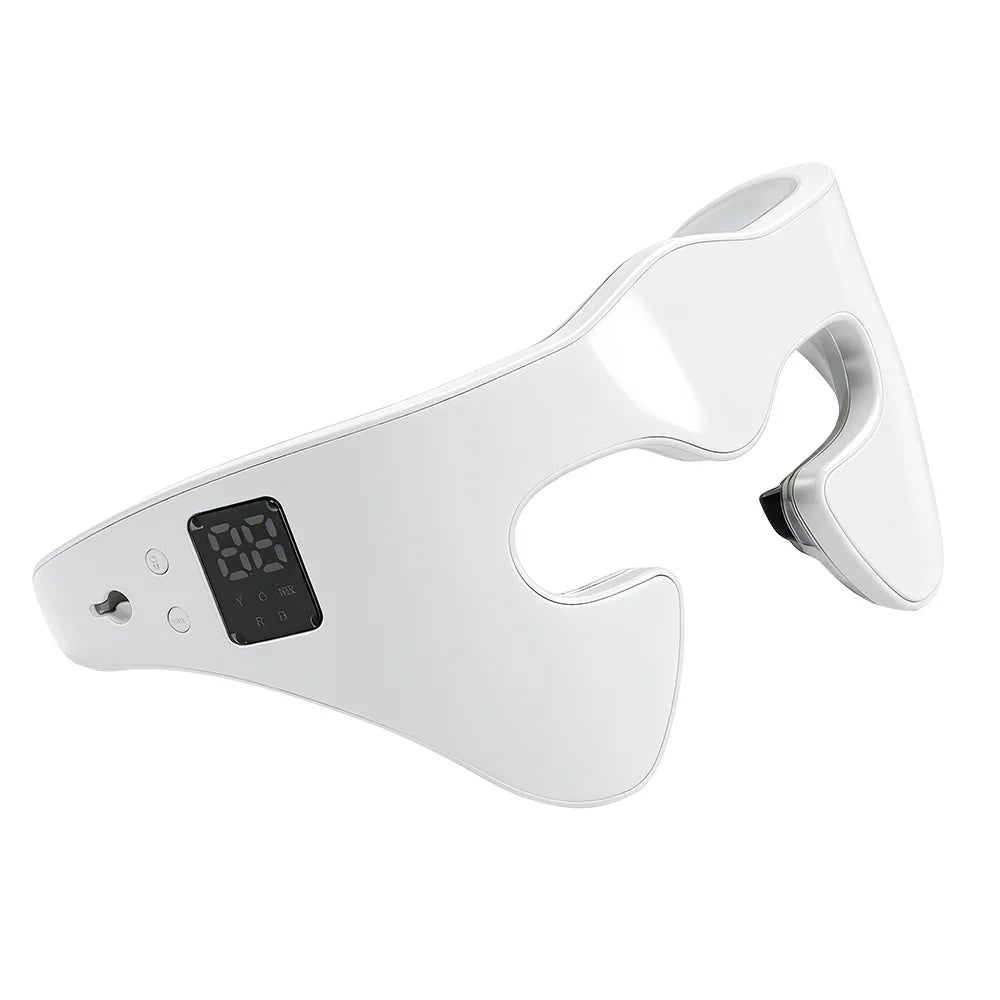 7 Colors Microcurrent Massager Glasses Eye Lifting Massage Beauty Device Under Eye Massager for Eyes Bag Puffiness Remover